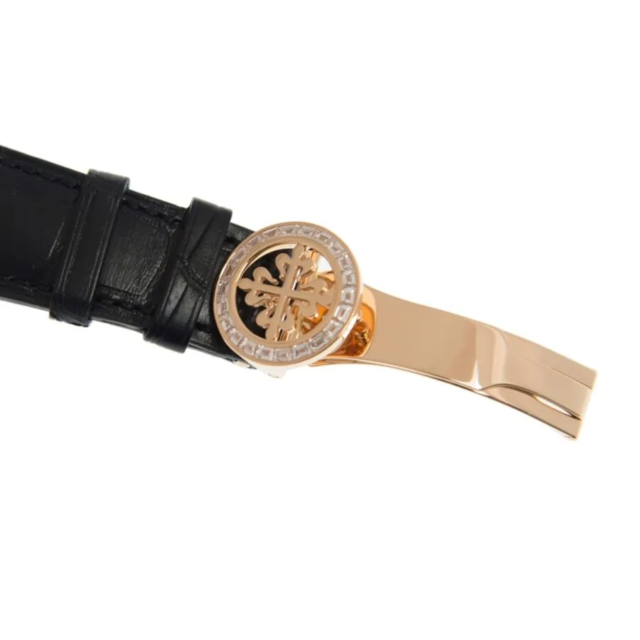 Patek Philippe Complications Chronograph Annual Calendar Automatic Gold Diamond Men's Watch 5961R-010