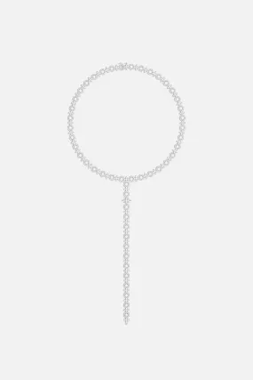 Pavé Météorites & Circles Y-drop Choker