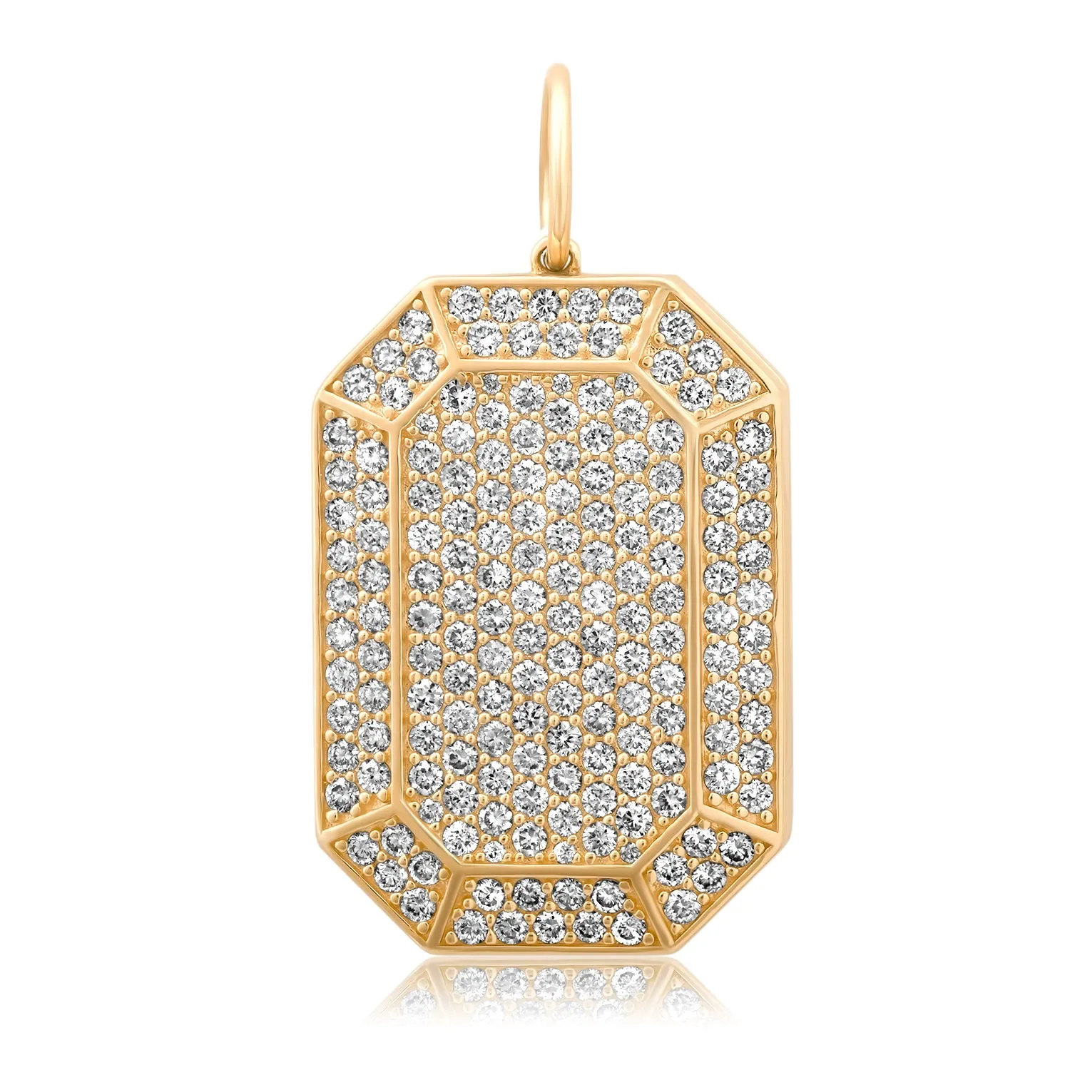 Pave Diamond Shine Bright Like Diamond Locket Charm