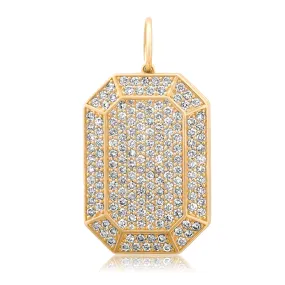 Pave Diamond Shine Bright Like Diamond Locket Charm