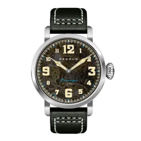 Pegoud Premiere Mechanical Skeleton Men's Green Watch PG-9004-02