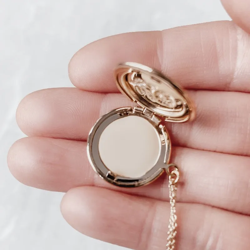 Perfume Locket Necklaces