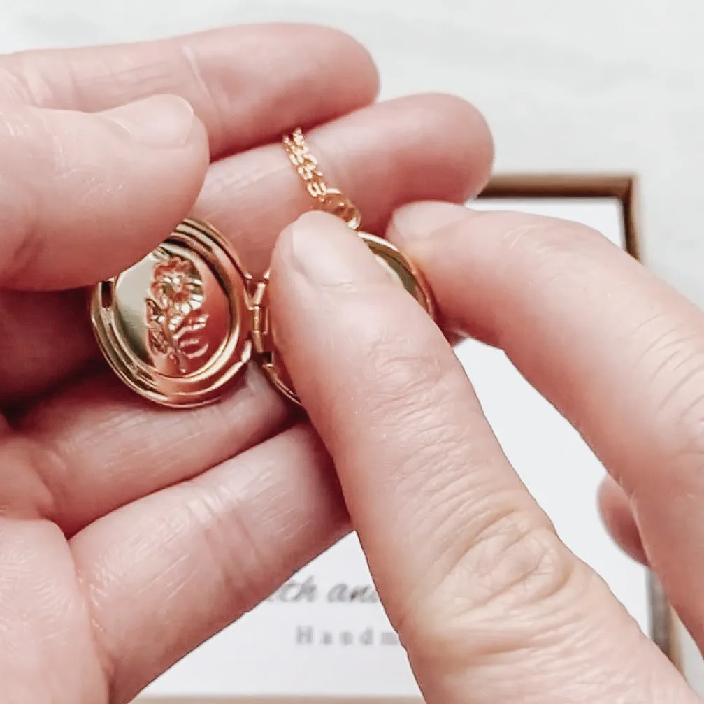 Perfume Locket Necklaces