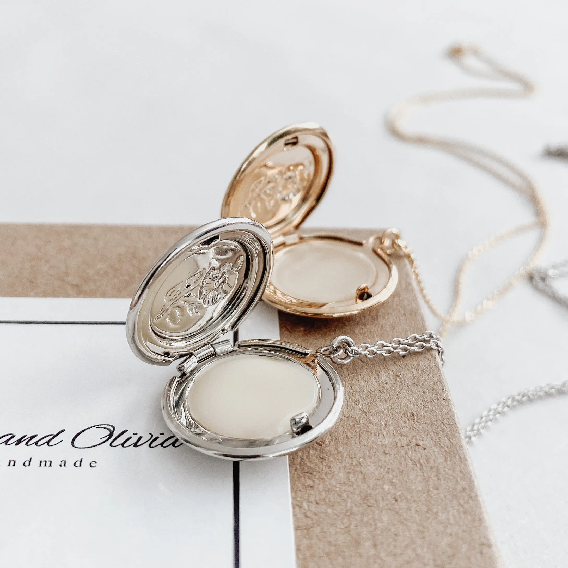 Perfume Locket Necklaces