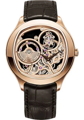 Piaget - Black Tie Emperador Cushion-Shaped - Tourbillon - 46.5 mm Watch G0A40042