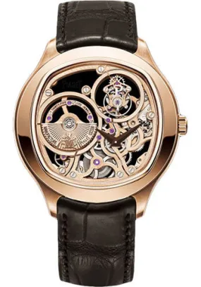 Piaget - Black Tie Emperador Cushion-Shaped - Tourbillon - 46.5 mm Watch G0A40042