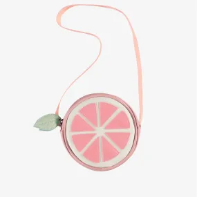 Pink Grapefruit Purse - Faux Leather