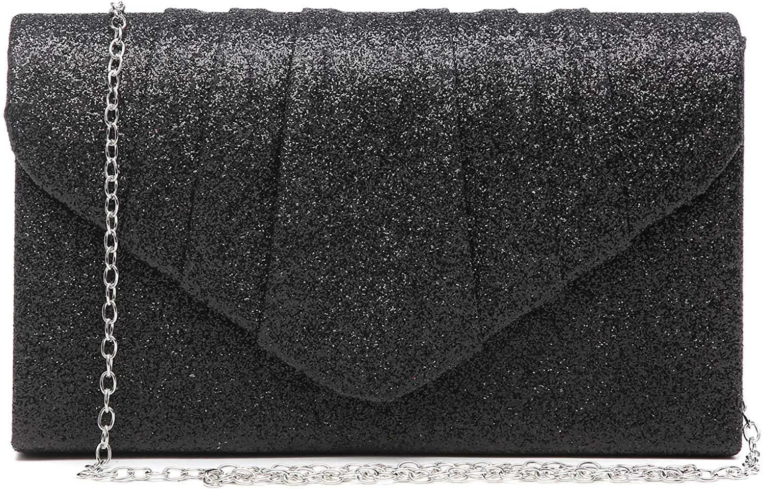 Pleated Red Velvet Envelope Clutch Handbag Bridal Purse