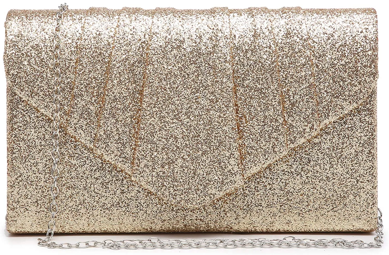 Pleated Red Velvet Envelope Clutch Handbag Bridal Purse