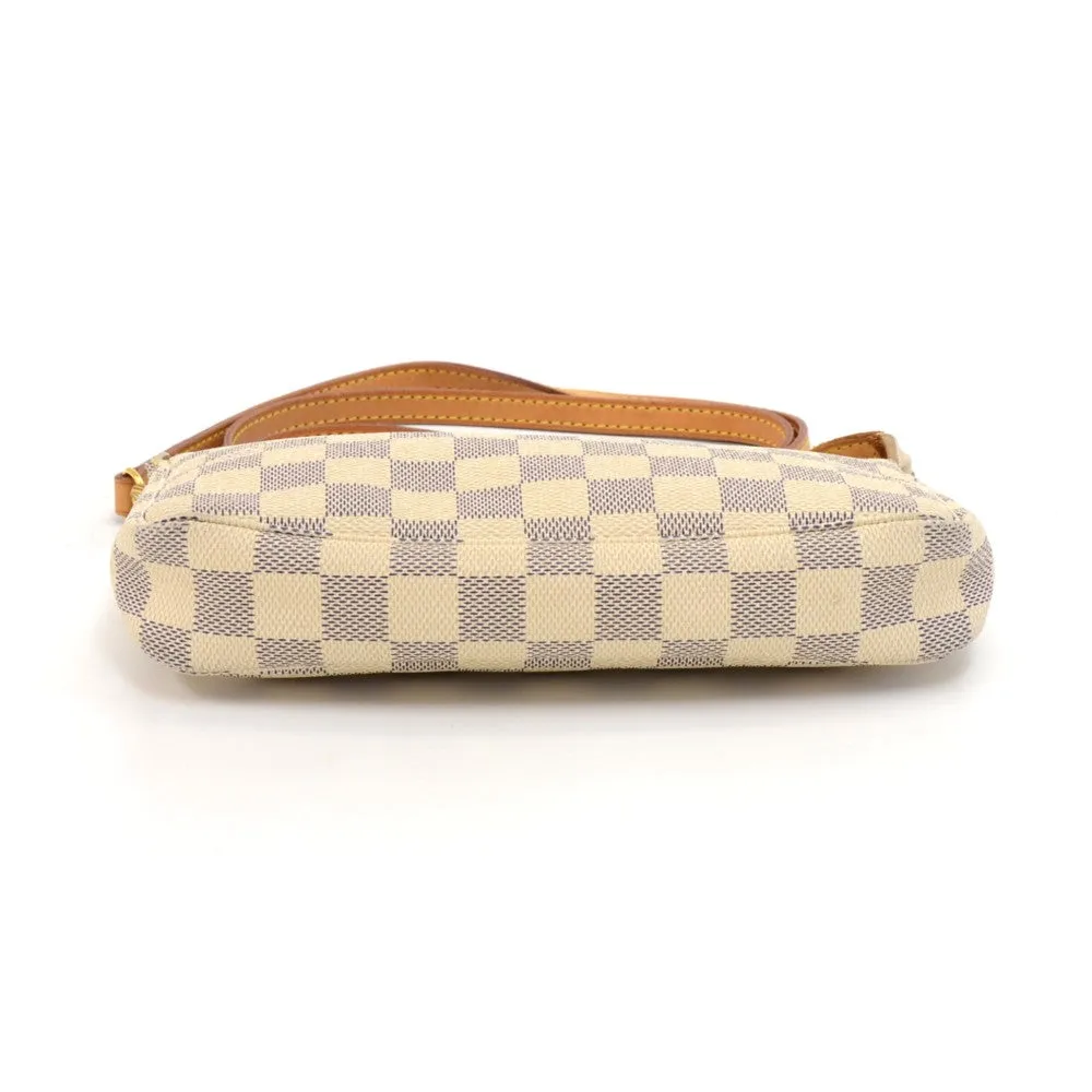 Pochette Accessoires Damier Azur Canvas Bag with Strap