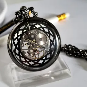 Pocket Watch Black Mechanical TW100