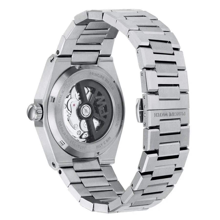 Principe Stainless Steel Silver 42 MM Automatic Men