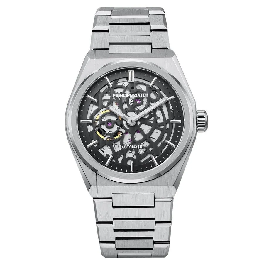 Principe Stainless Steel Silver 42 MM Automatic Men