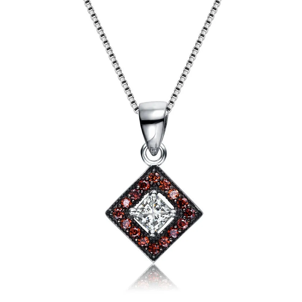 Raquelle Silver Smokey Pendant