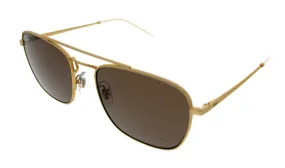 Ray- Ban 0RB3588 901373 B-15 Gold Aviator Sunglasses