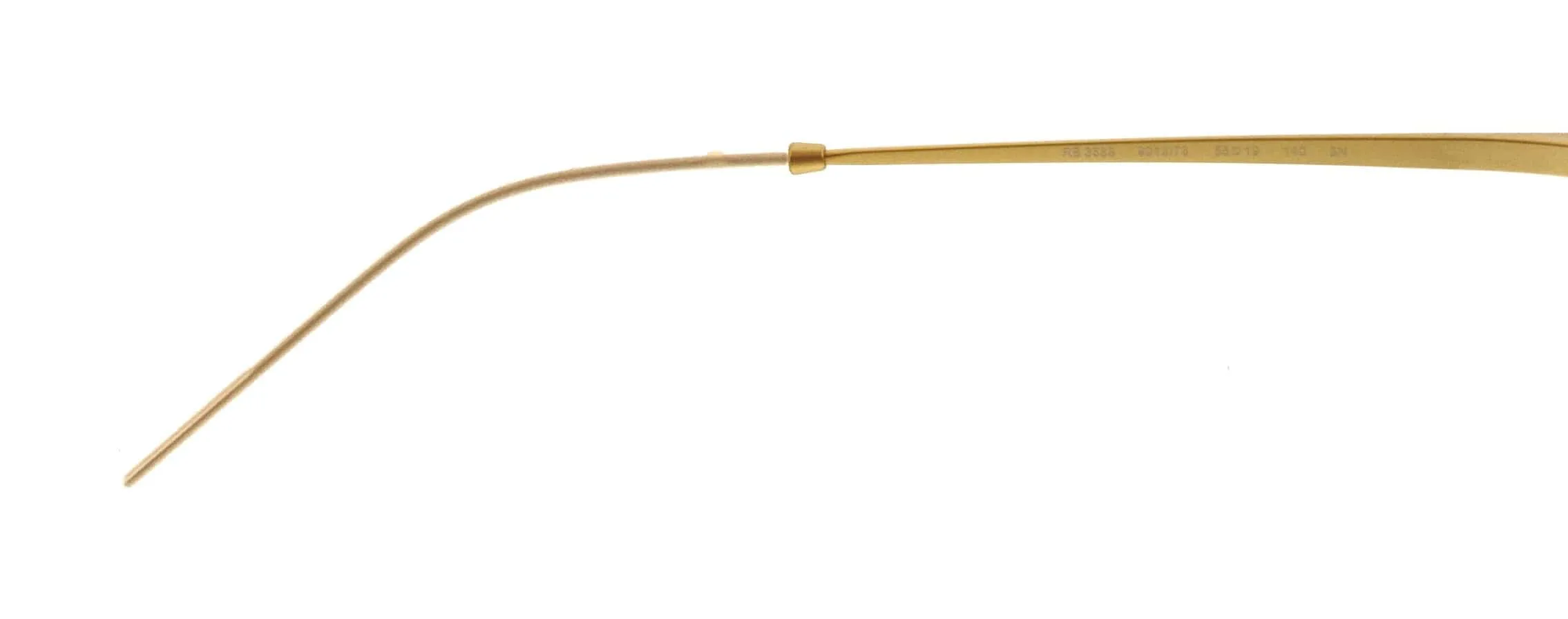 Ray- Ban 0RB3588 901373 B-15 Gold Aviator Sunglasses