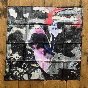 Regent -  Large Silk Square - Shoreditch Graffiti - 16oz Silk
