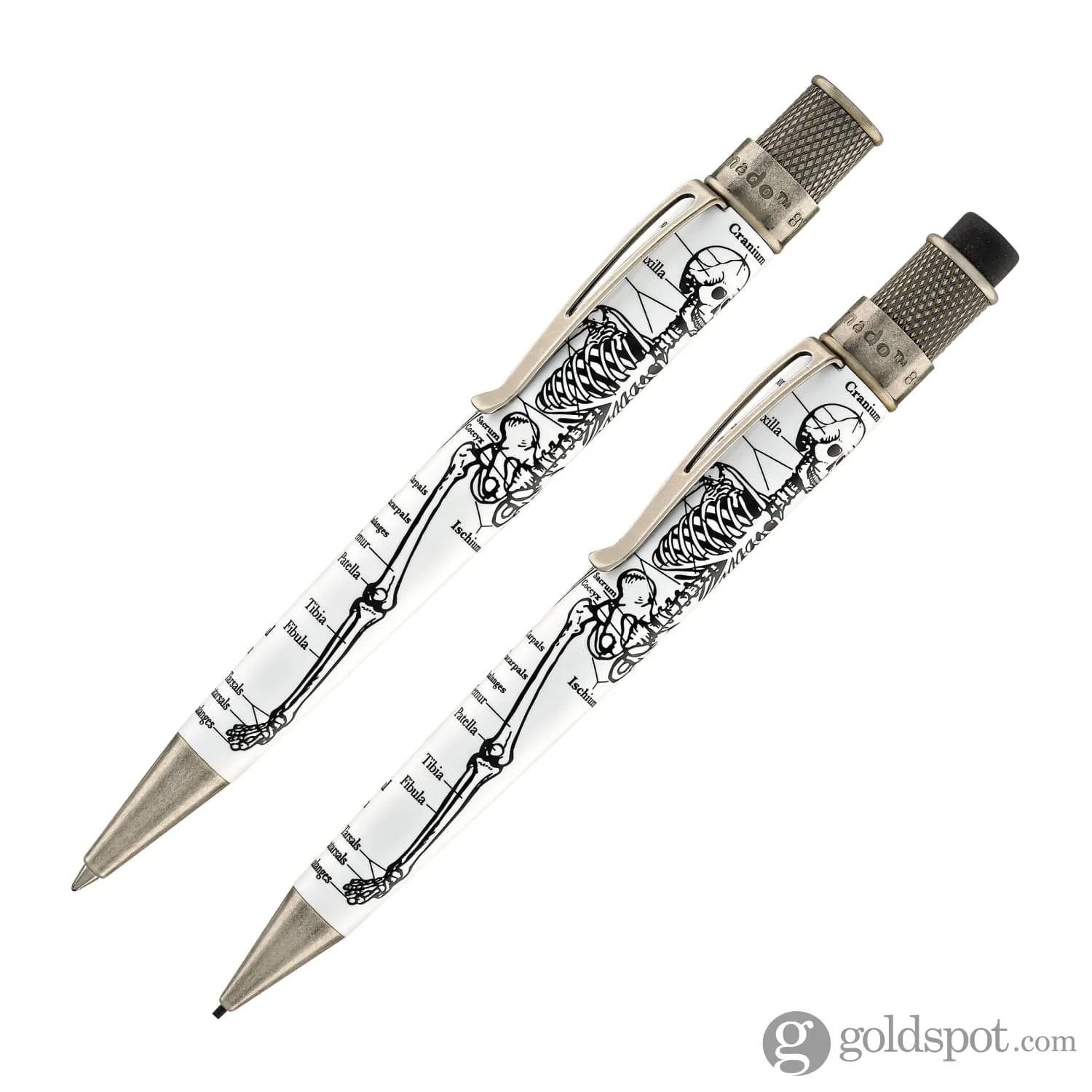 Retro 51 Tornado Dr. Gray Rollerball Pen & 1.15mm Mechanical Pencil Set