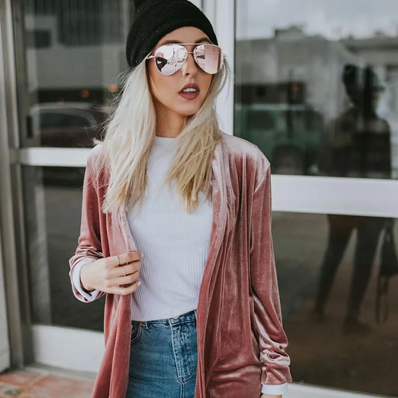 Retro Modern Mirrored Flat Lens Metal Aviator Sunglasses