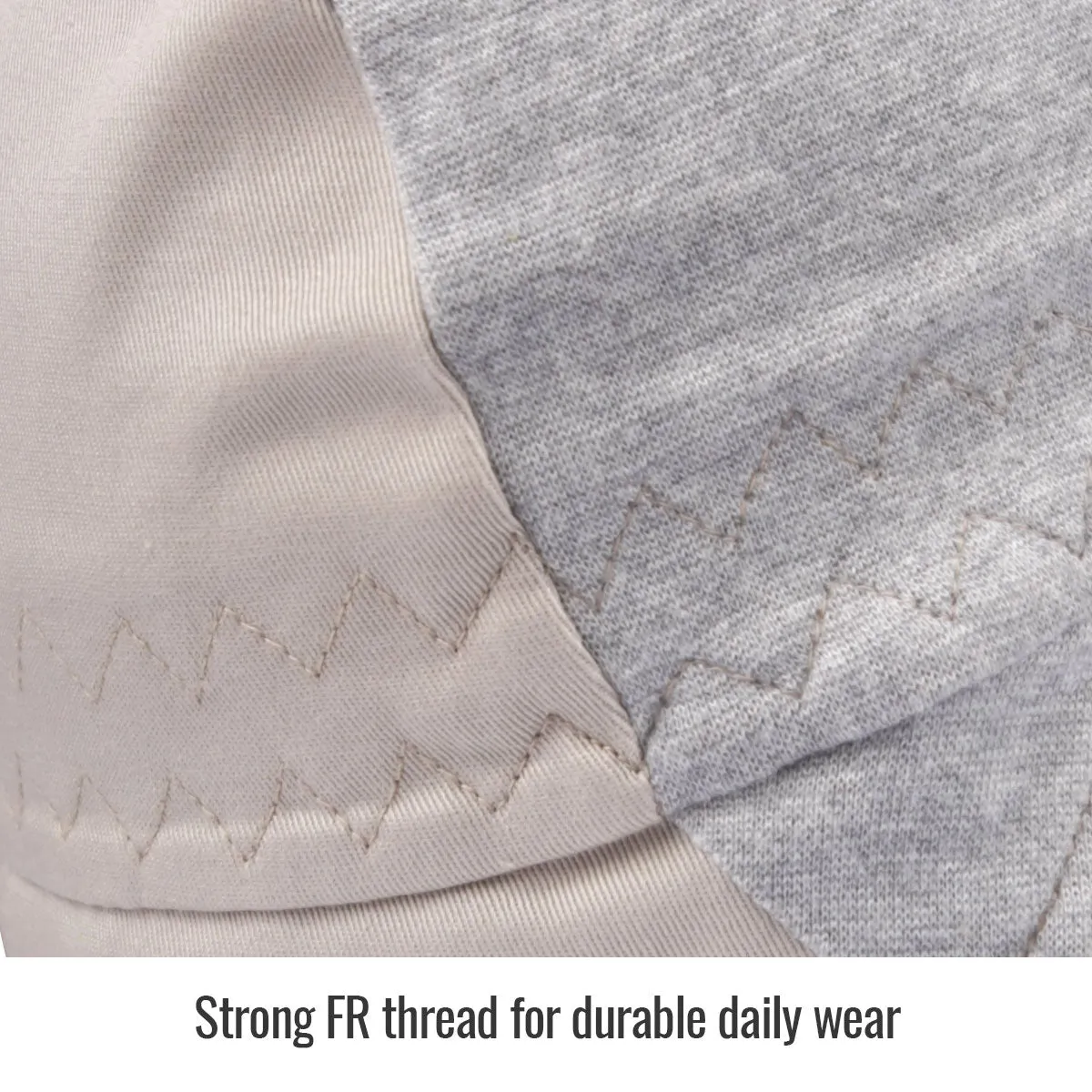 Revco AH1630-GS Gray/Stone Khaki FR Cotton Welding Cap w/ Hidden Bill Extension (1 Cap)