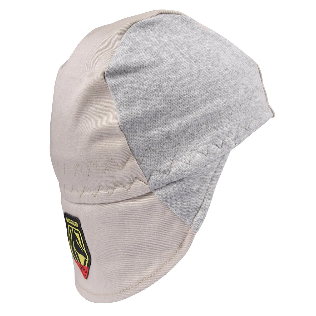 Revco AH1630-GS Gray/Stone Khaki FR Cotton Welding Cap w/ Hidden Bill Extension (1 Cap)
