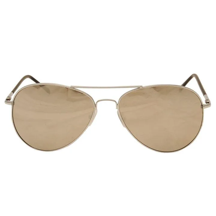 Rock Mirror Aviator Sunglasses