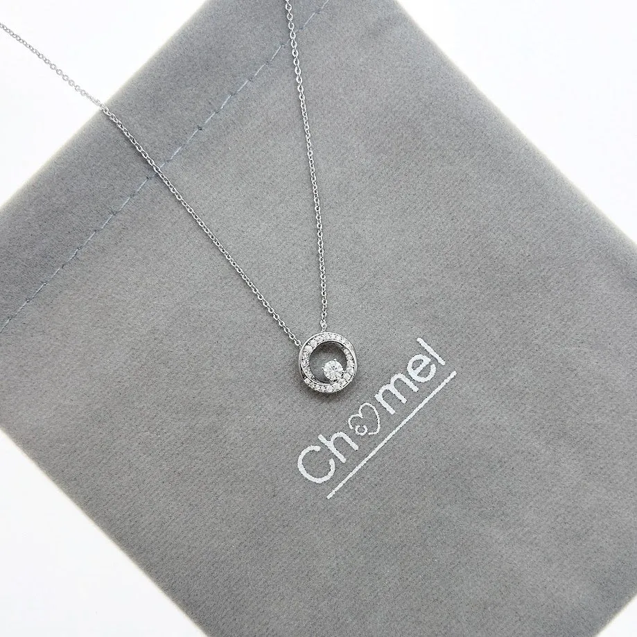 Round Cubic Zirconia Pendant