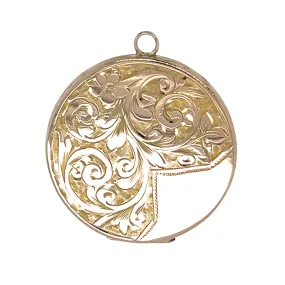Round Rose Gold Locket