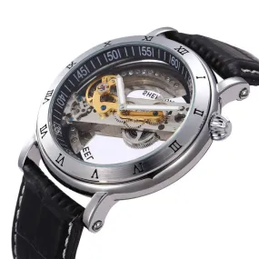 Shenhua Skeleton Bridge Mechanical Men Watch