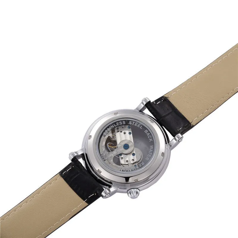 Shenhua Skeleton Bridge Mechanical Men Watch