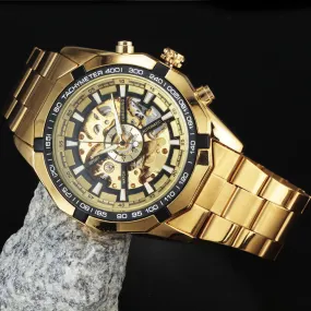 Skeleton Automatic Mechanical Watch