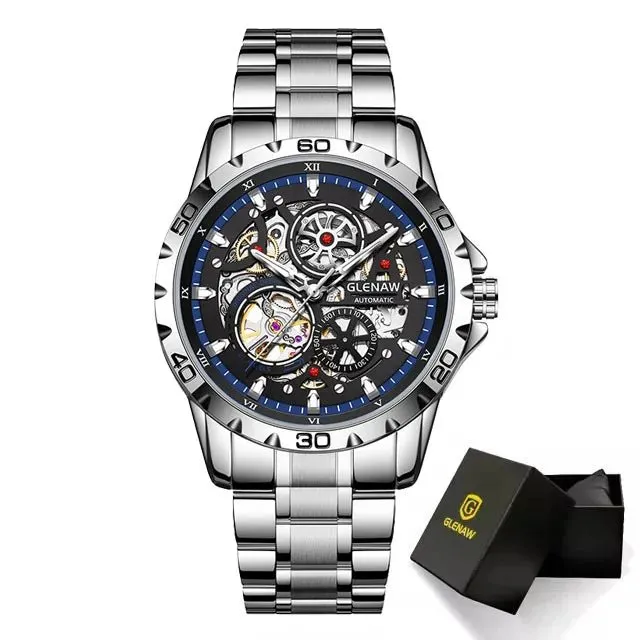 Skeleton Mens Watch Luxury Automatic Mechanical Watches