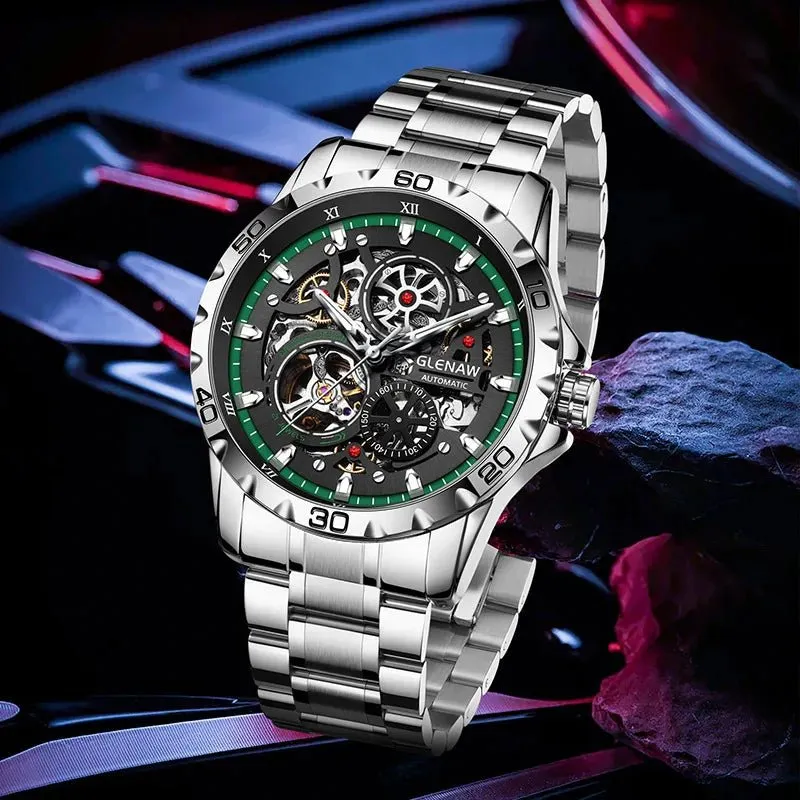 Skeleton Mens Watch Luxury Automatic Mechanical Watches