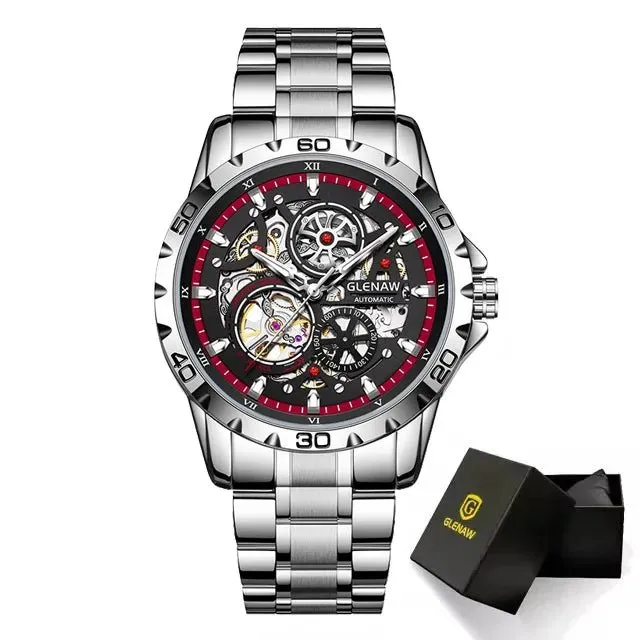 Skeleton Mens Watch Luxury Automatic Mechanical Watches