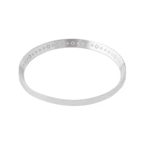 SKX007/SRPD Lumed Chapter Ring: Circle Style Brushed Finish