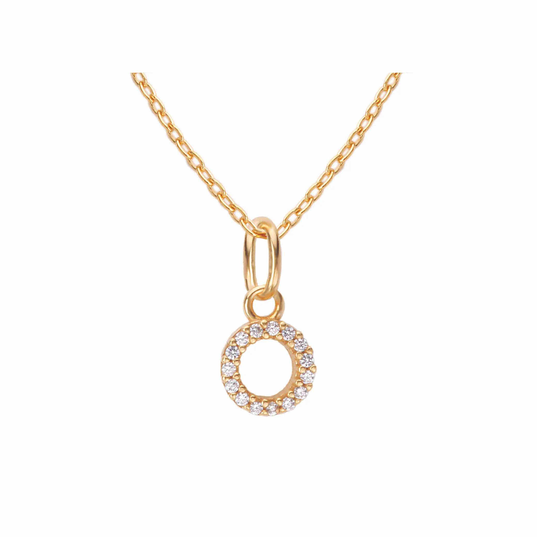 Sparkling Letter Necklace