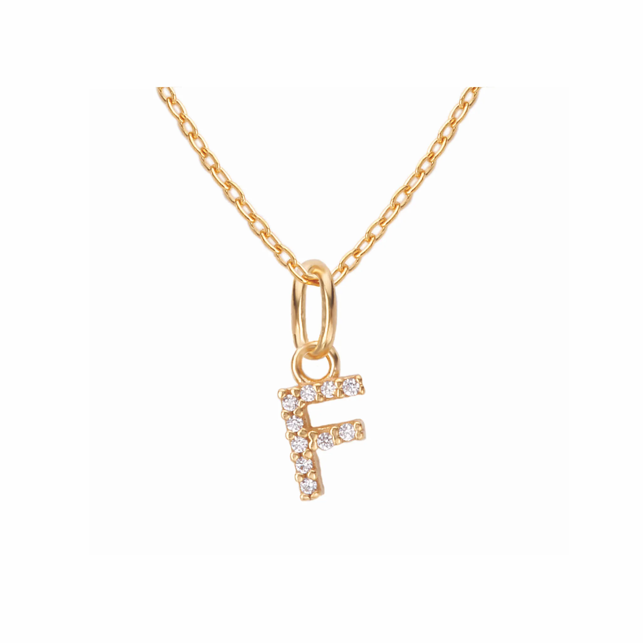 Sparkling Letter Necklace