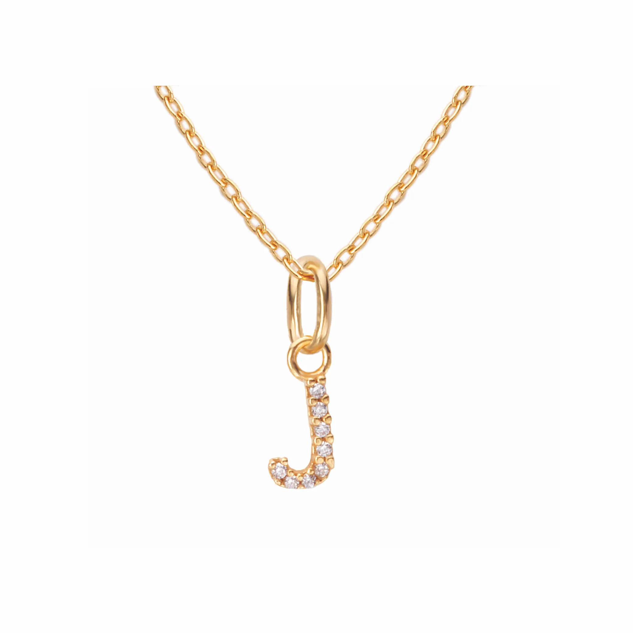 Sparkling Letter Necklace