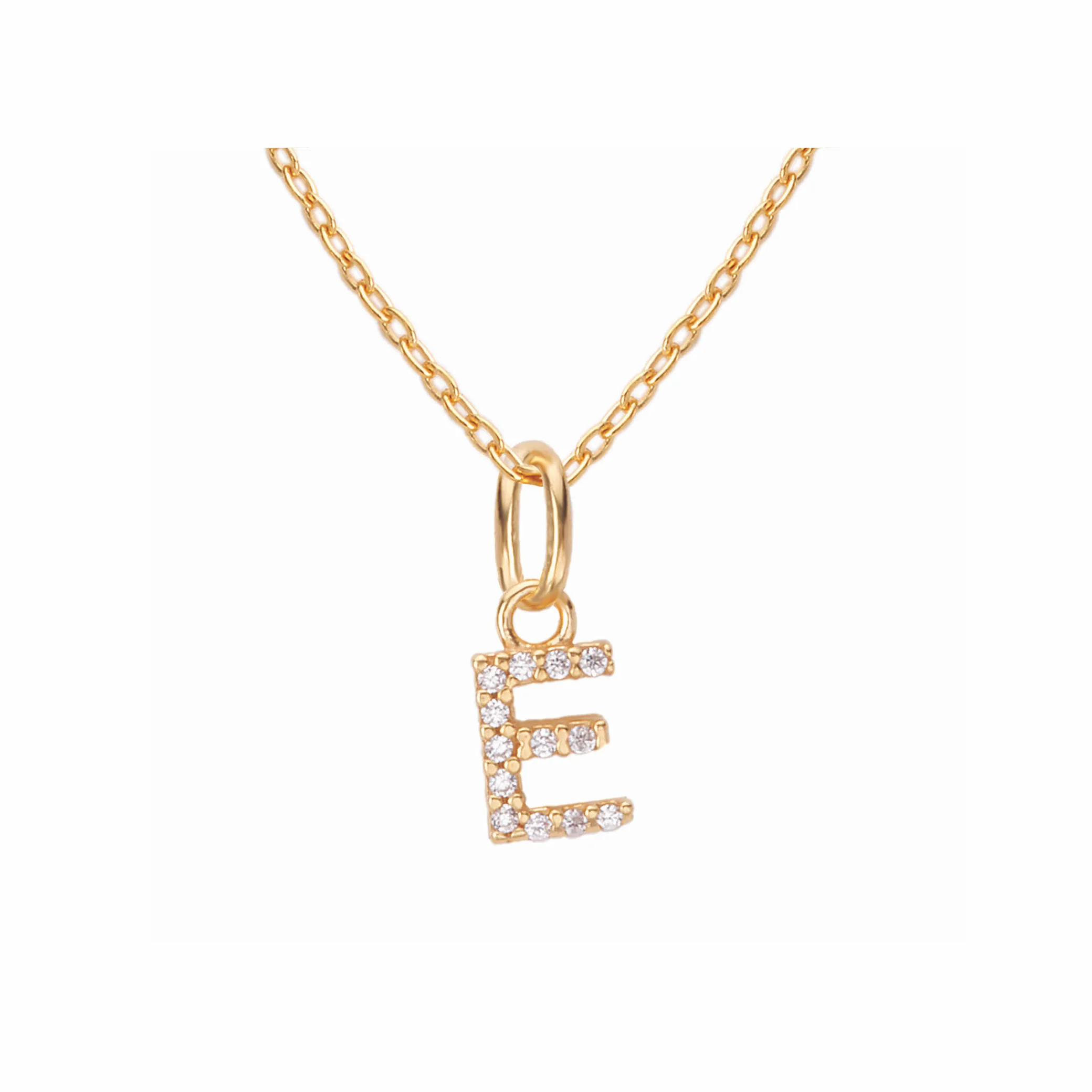 Sparkling Letter Necklace