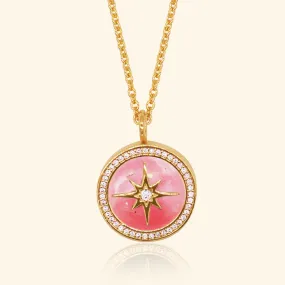 Stellar Rose Locket Necklace