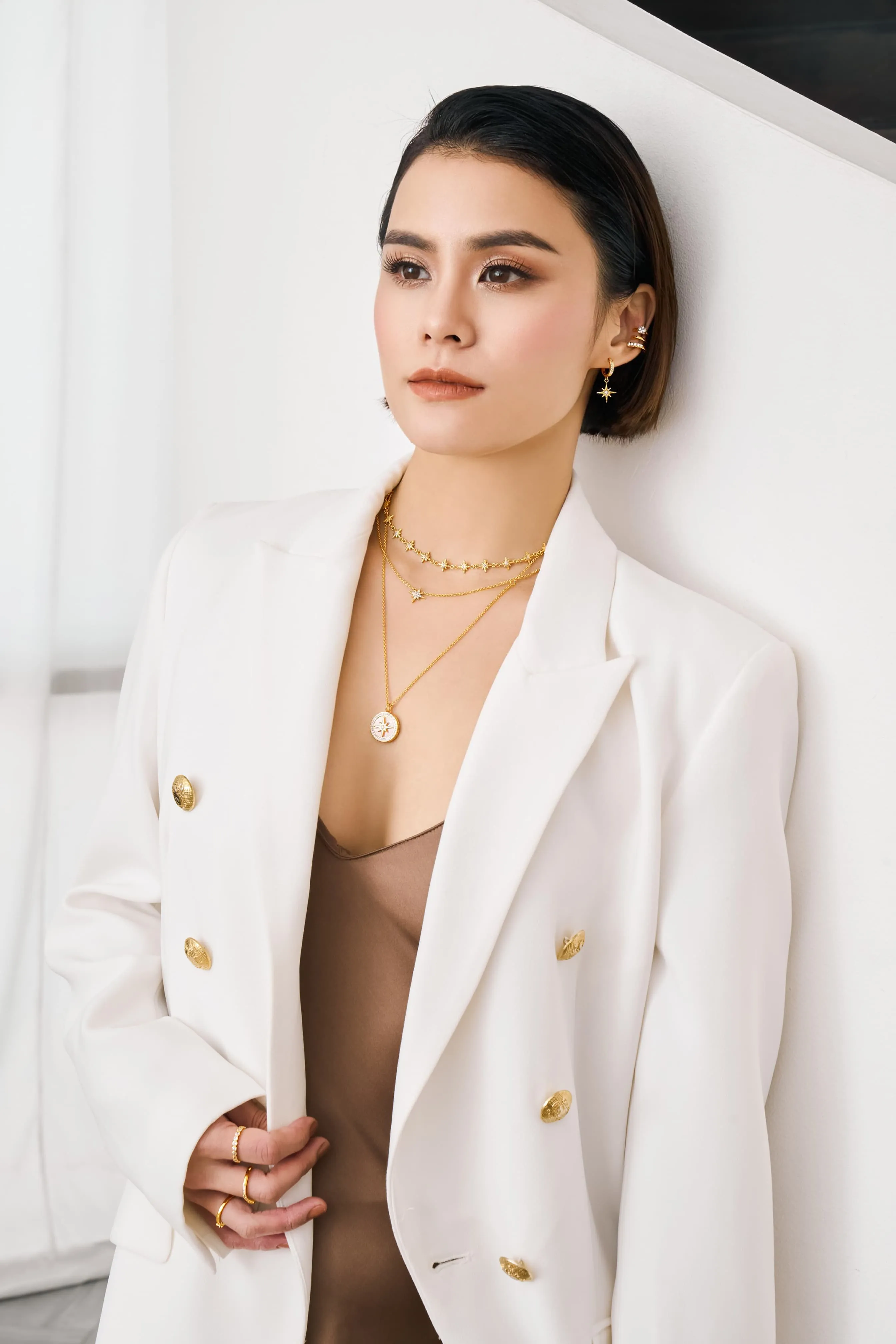 Stellar Rose Locket Necklace
