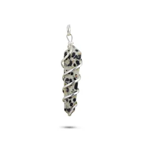 Stone Pendant - Cage 6 Face | Crystal Dollar/ Pencil Locket for Men & Women