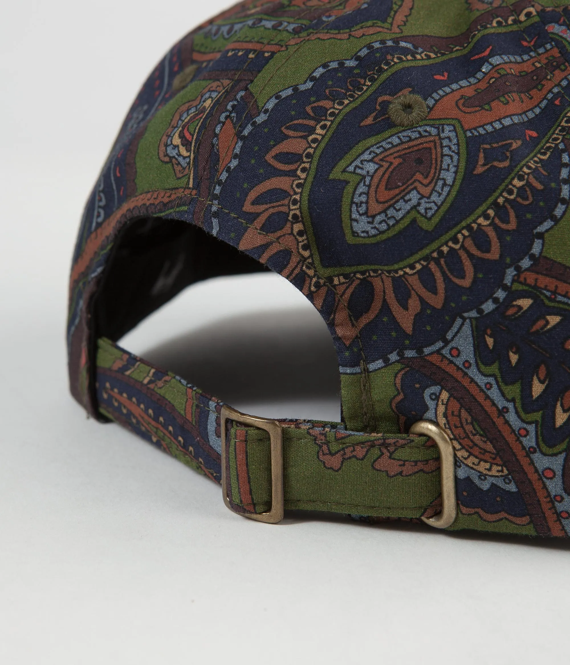 Stussy Cypress Paisley Low Pro Cap - Olive