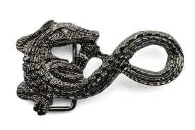Swirly Crocodile Buckle 40mm