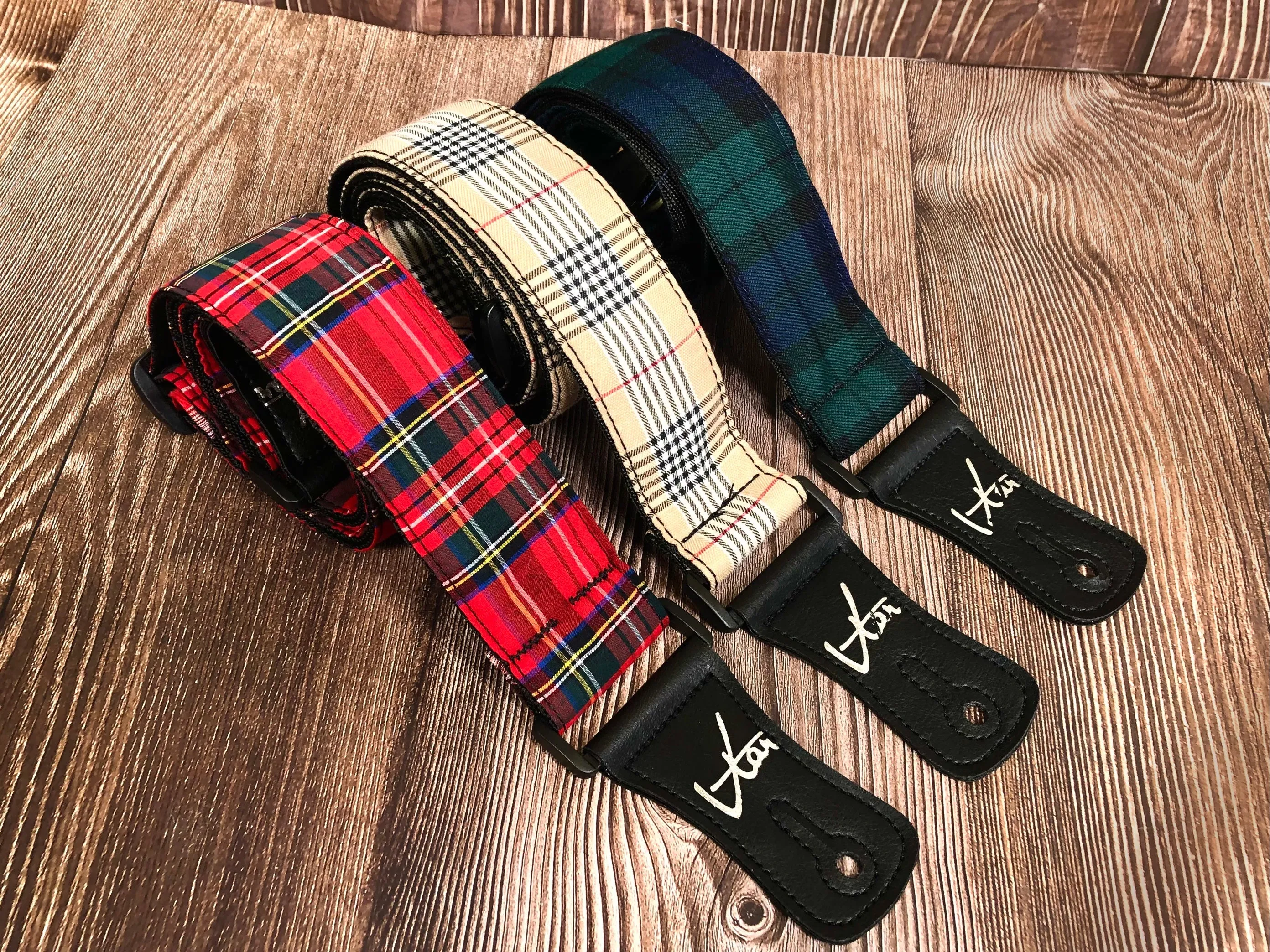 The Royal Stewart Tartan Guitar Strap