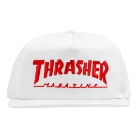 Thrasher Mag Snapback White