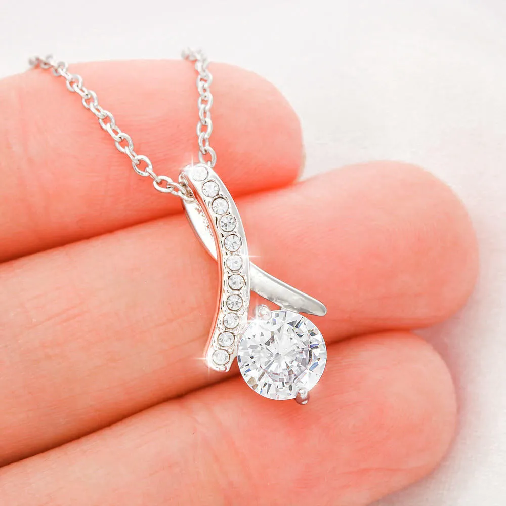 To My Daughter Gift Inspirational Unique Novelty Luxury Alluring Beauty Necklace From Dad Father