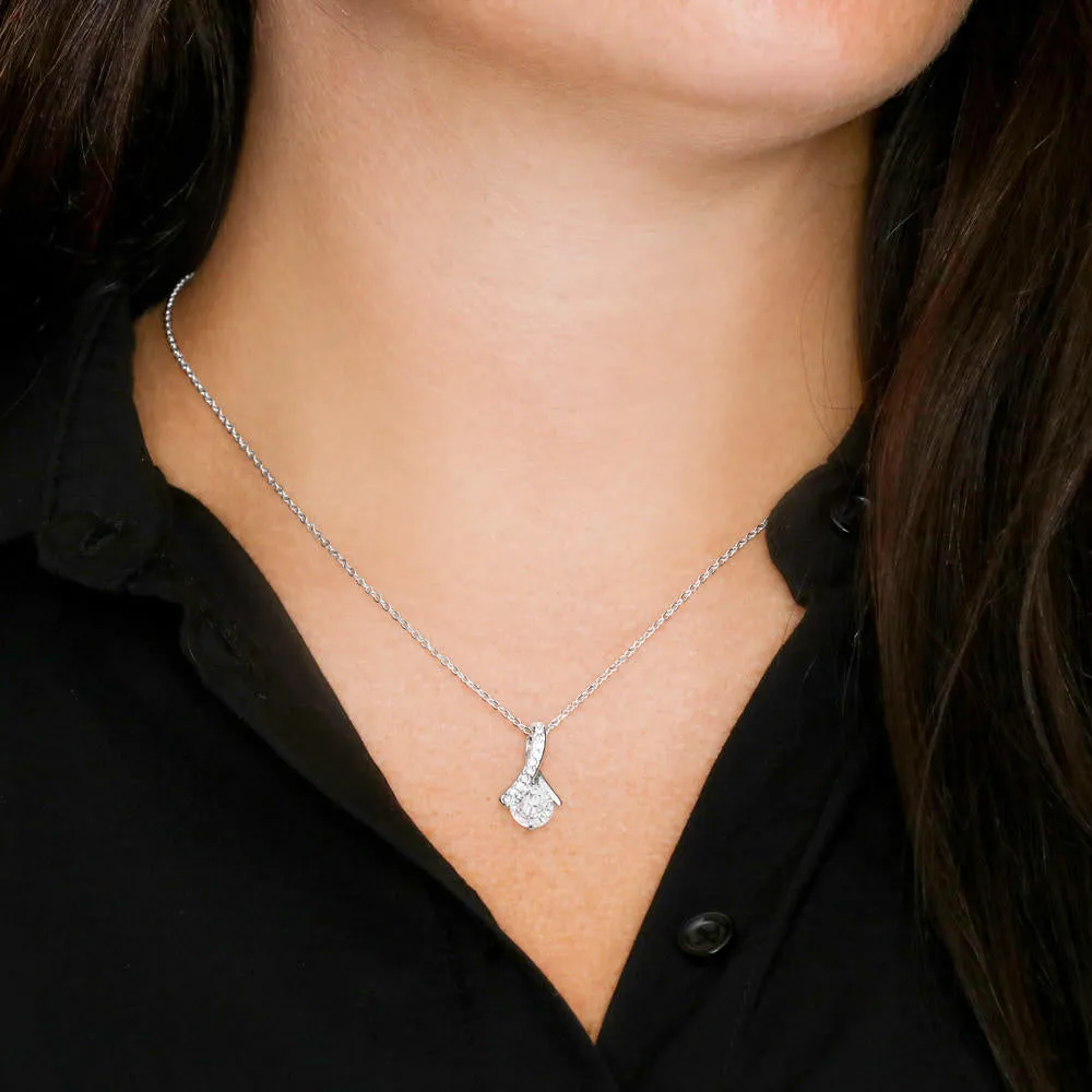 To My Daughter Gift Inspirational Unique Novelty Luxury Alluring Beauty Necklace From Dad Father