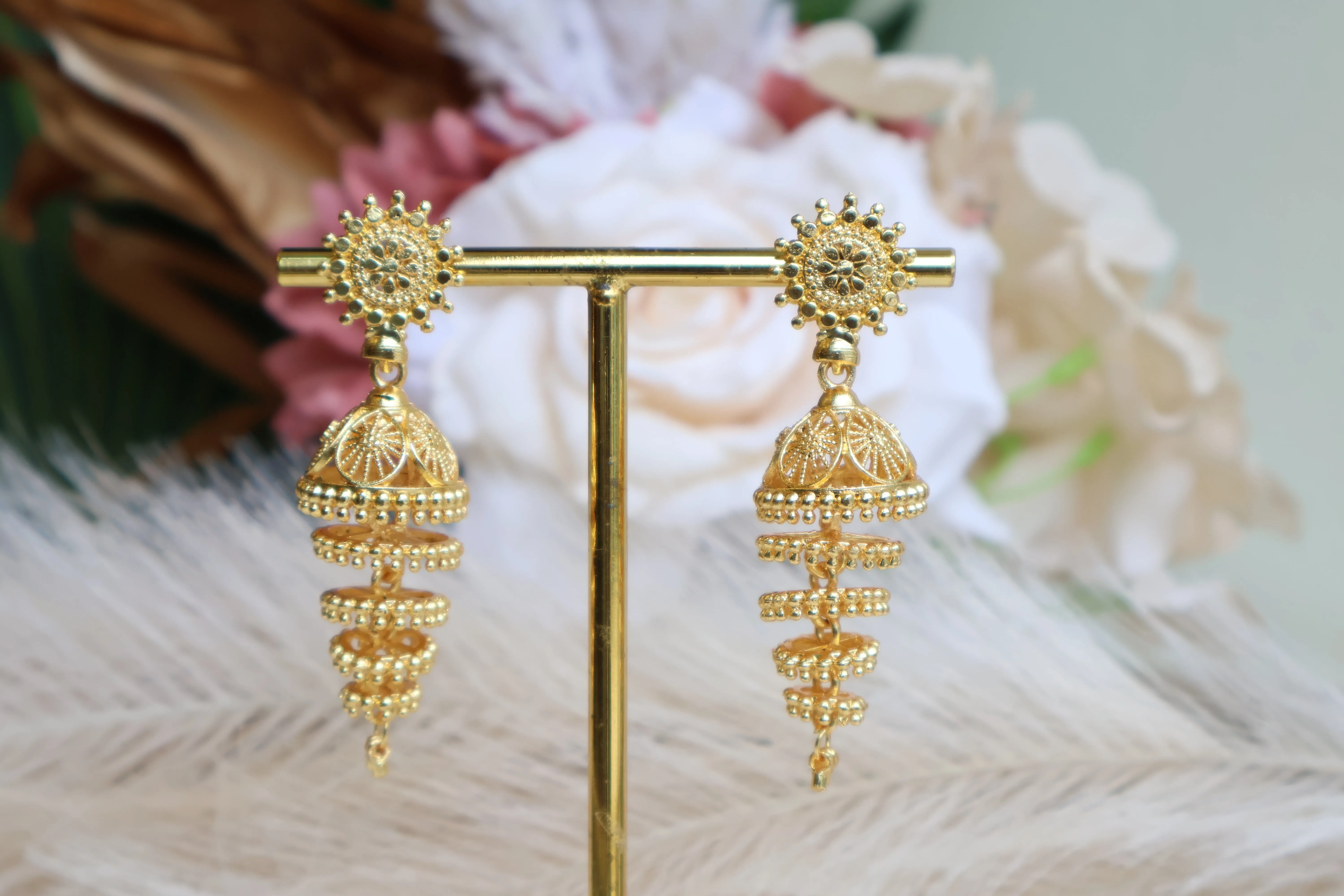 Traditional Layered Jhumki