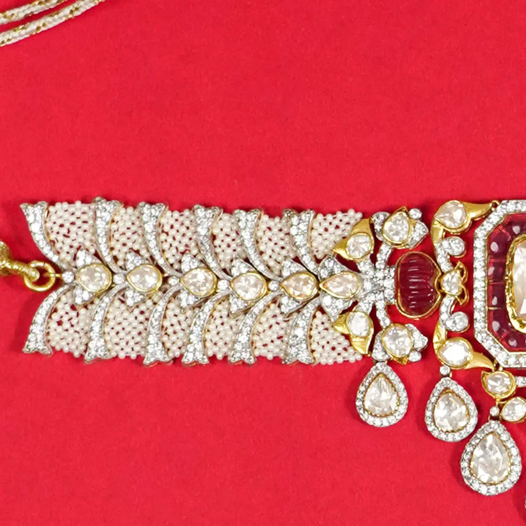 Urvi Silver Choker